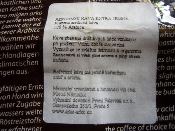Arko - Reformkaffee Extra mild 250g