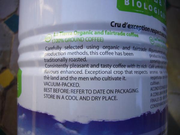 Malongo - La Tierra moulu canete 250g - EN text