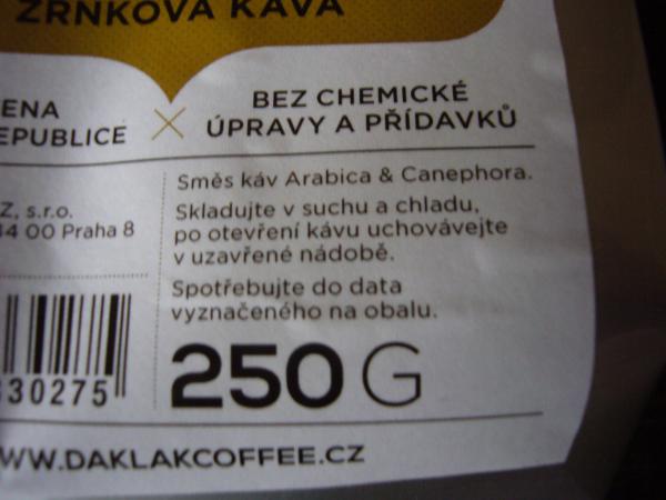 Dak Lak - Classic znková 250g - cz text